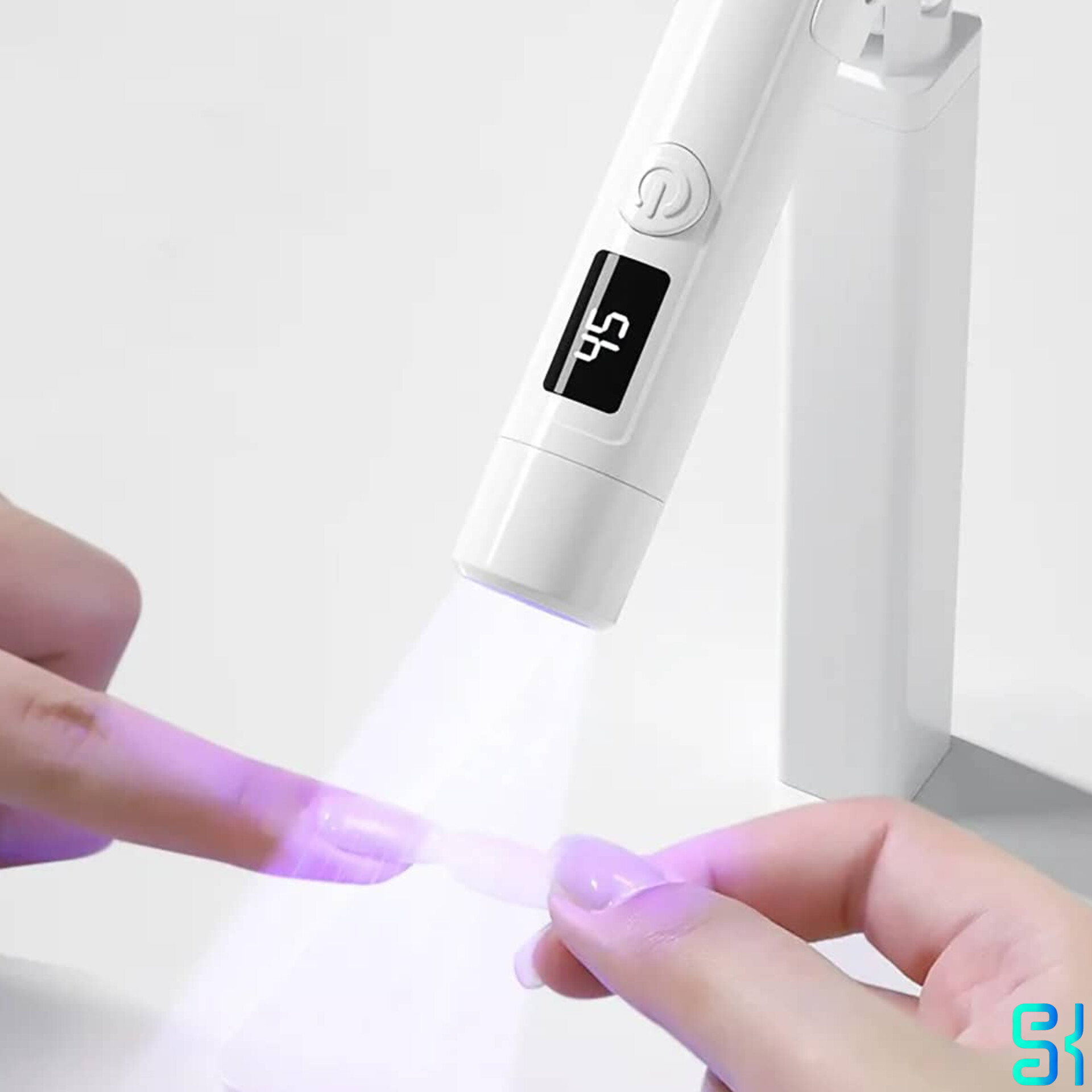 دستگاه خشک‌کن لاک ناخن دوکاره LED/UV برند Asimebesty