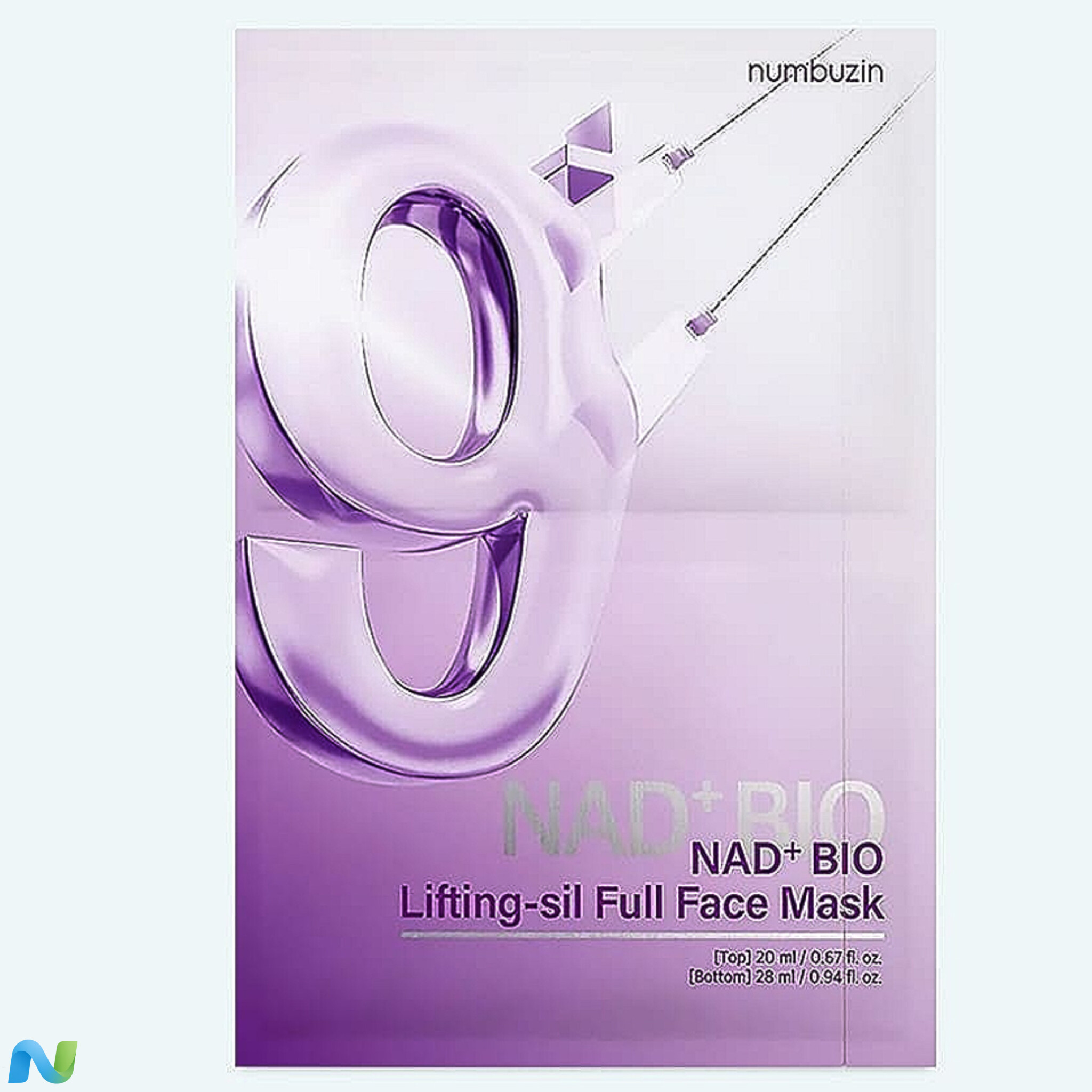 ماسک تمام صورت لیفتینگ شماره 9 نومبوزین، حاوی NAD+ BIO