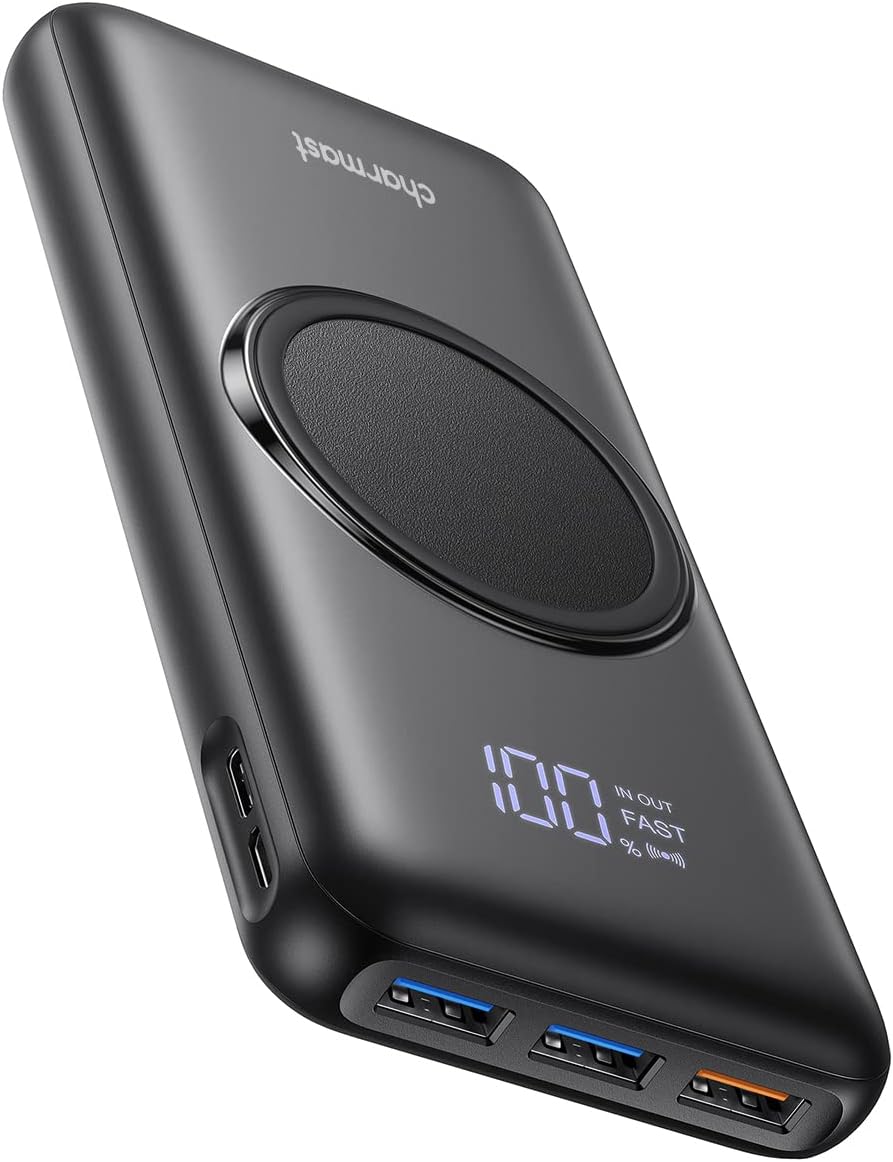 پاور بانک بی سیم مدل Charmast 20000mAh Wireless