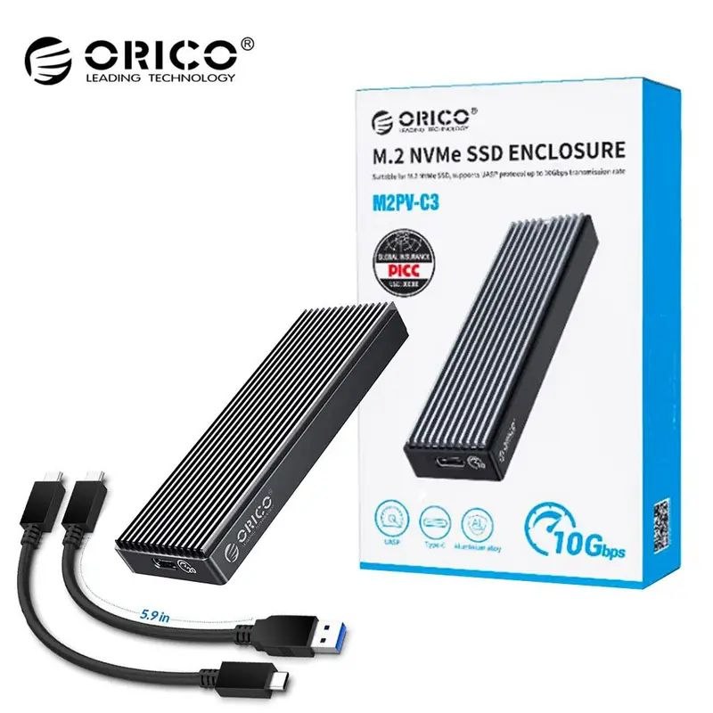 باکس اس‌اس‌دی M.2 NVMe اوریکو ORICO USB 3.1 Gen 2