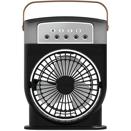 پنکه شارژی مدل Mini Portable Cooling Fan ظرفیت 1500 میلی‌آمپر ساعت – مشکی